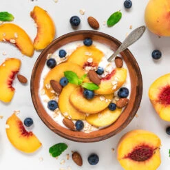 June Gold Peach Tree -Flourish Garden June Gold peaches 3